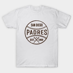 Vintage San Diego Padres Ball by Buck Tee T-Shirt